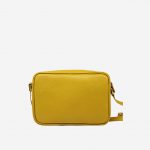 کیف دوشی چرم زنانه زرد | چرم آرا