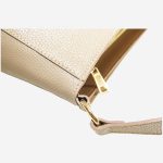 کیف دستی زنانه چرم طبیعی کرم | چرم آرا