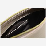 کیف دستی زنانه چرم طبیعی کرم | چرم آرا