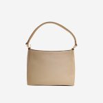 کیف دستی زنانه چرم طبیعی کرم | چرم آرا