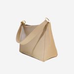 کیف دستی زنانه چرم طبیعی کرم | چرم آرا