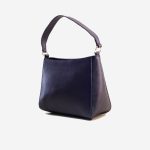 کیف دستی چرم زنانه سرمه ای | چرم آرا