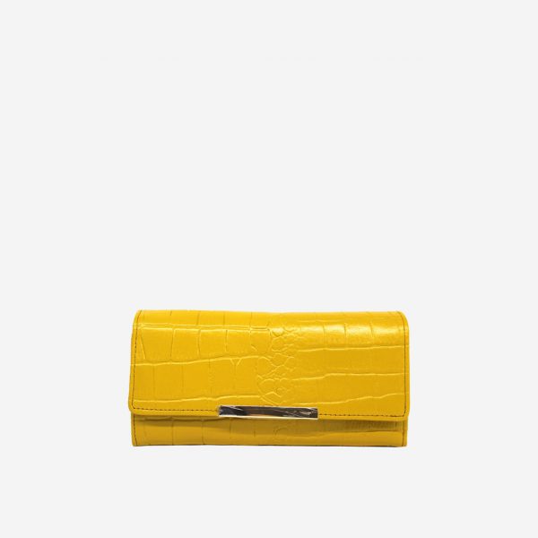 کیف دوشی چرم زنانه زرد | چرم آرا