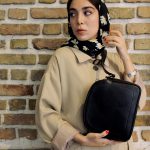 کیف دوشی چرم زنانه مشکی | چرم آرا