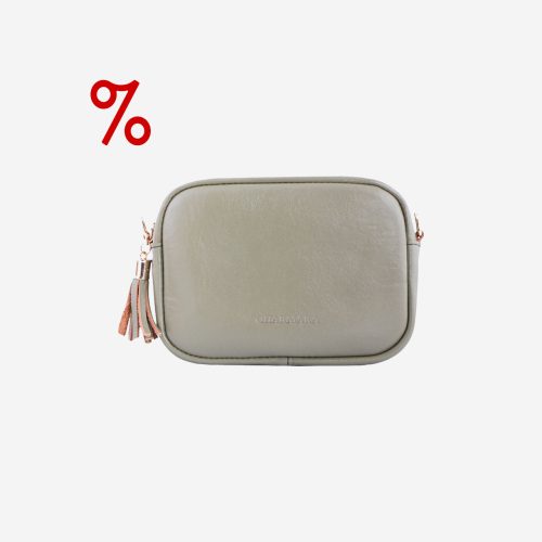 کیف دوشی چرم زنانه سبز مدل d058
