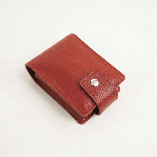 کیف اکسسوری چرم طبیعی قرمز زنانه | چرم آرا